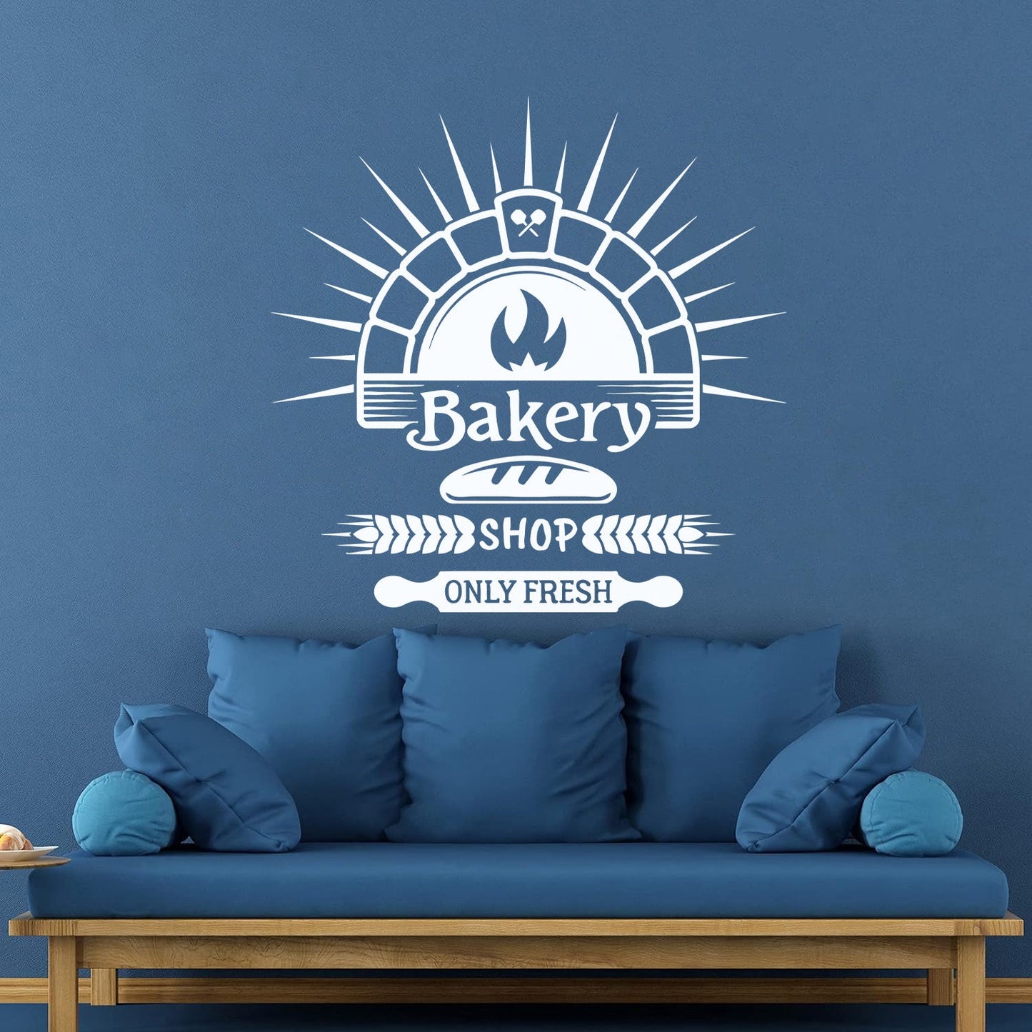 Wall Stickers Bakery Store Bakehouse Bread Baking Products Kitchen Do Not Damage The Wall Surface