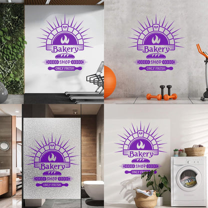 Wall Stickers Bakery Store Bakehouse Bread Baking Products Kitchen Do Not Damage The Wall Surface