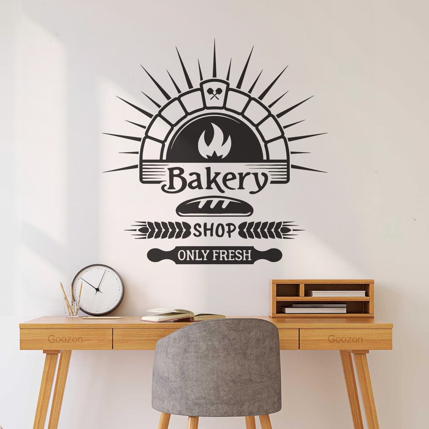 Wall Stickers Bakery Store Bakehouse Bread Baking Products Kitchen Do Not Damage The Wall Surface
