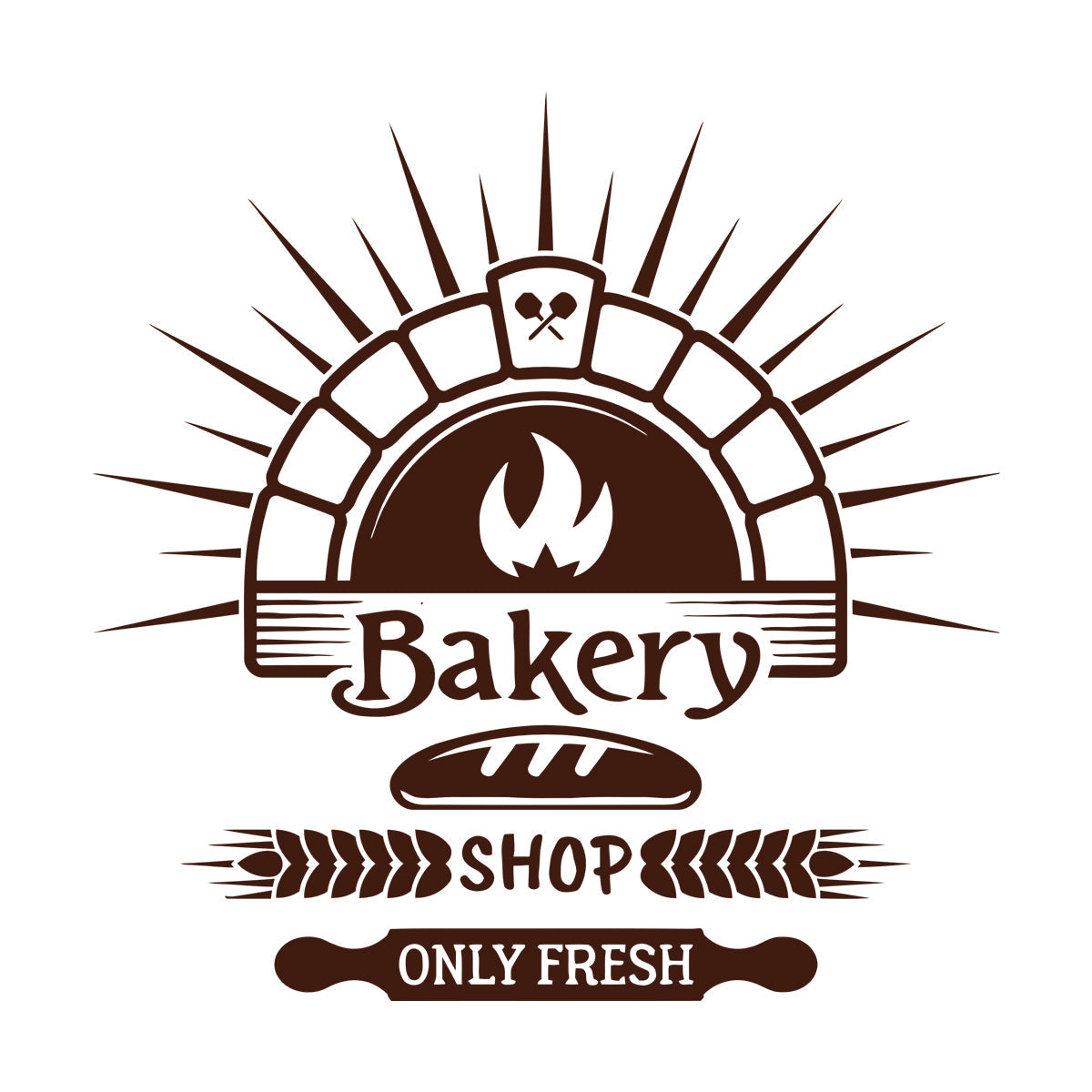 Wall Stickers Bakery Store Bakehouse Bread Baking Products Kitchen Do Not Damage The Wall Surface