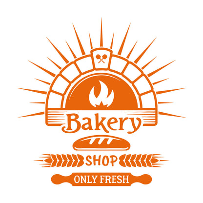 Wall Stickers Bakery Store Bakehouse Bread Baking Products Kitchen Do Not Damage The Wall Surface