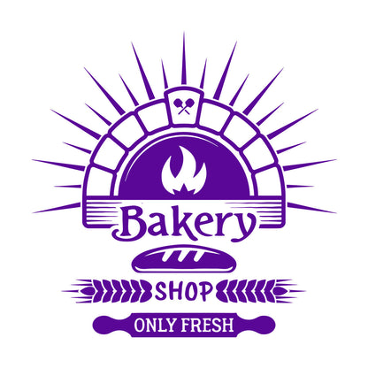 Wall Stickers Bakery Store Bakehouse Bread Baking Products Kitchen Do Not Damage The Wall Surface