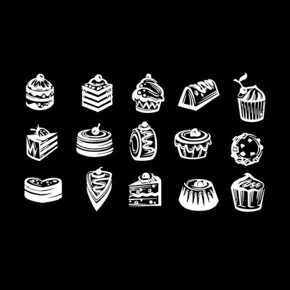Fine Carving Decals Bakery Store Candy Cake Sweet Kitchen Cafe Multi Color Selection