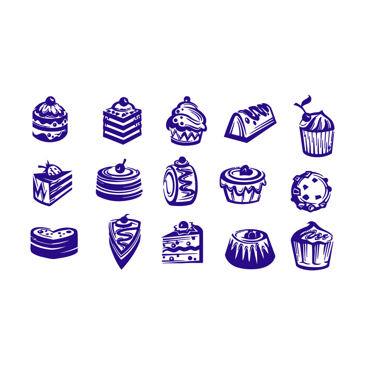 Fine Carving Decals Bakery Store Candy Cake Sweet Kitchen Cafe Multi Color Selection