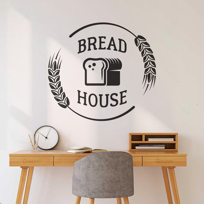 Wall Decals Bread House Farinaceous Food Bakehouse Bakery Can Modify And Add Information
