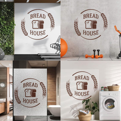 Wall Decals Bread House Farinaceous Food Bakehouse Bakery Can Modify And Add Information