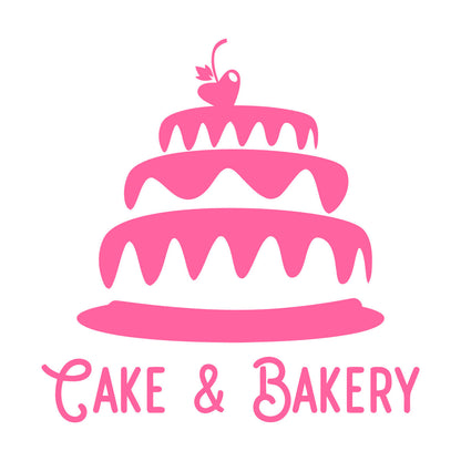Engraving Decals Cake Bakery Bakeshop Kitchen Confectionary Sweets Wall Beautification