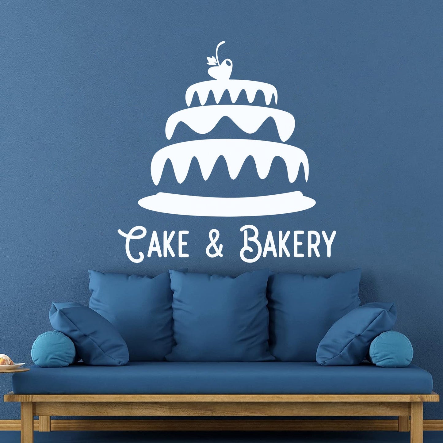 Engraving Decals Cake Bakery Bakeshop Kitchen Confectionary Sweets Wall Beautification