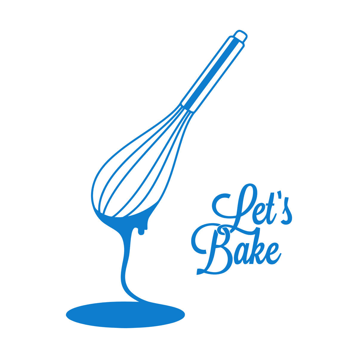 Engraving Decals Kitchen Phrase Let'S Bake Bakery Baking Products Personalized Customization