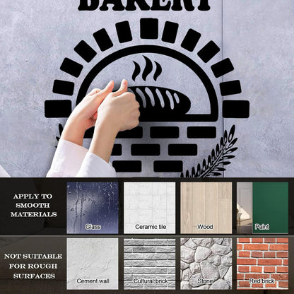 Mural And Wall Vinyl Decal Kitchen Bakery Bakehouse Fresh Products Can Modify And Add Information