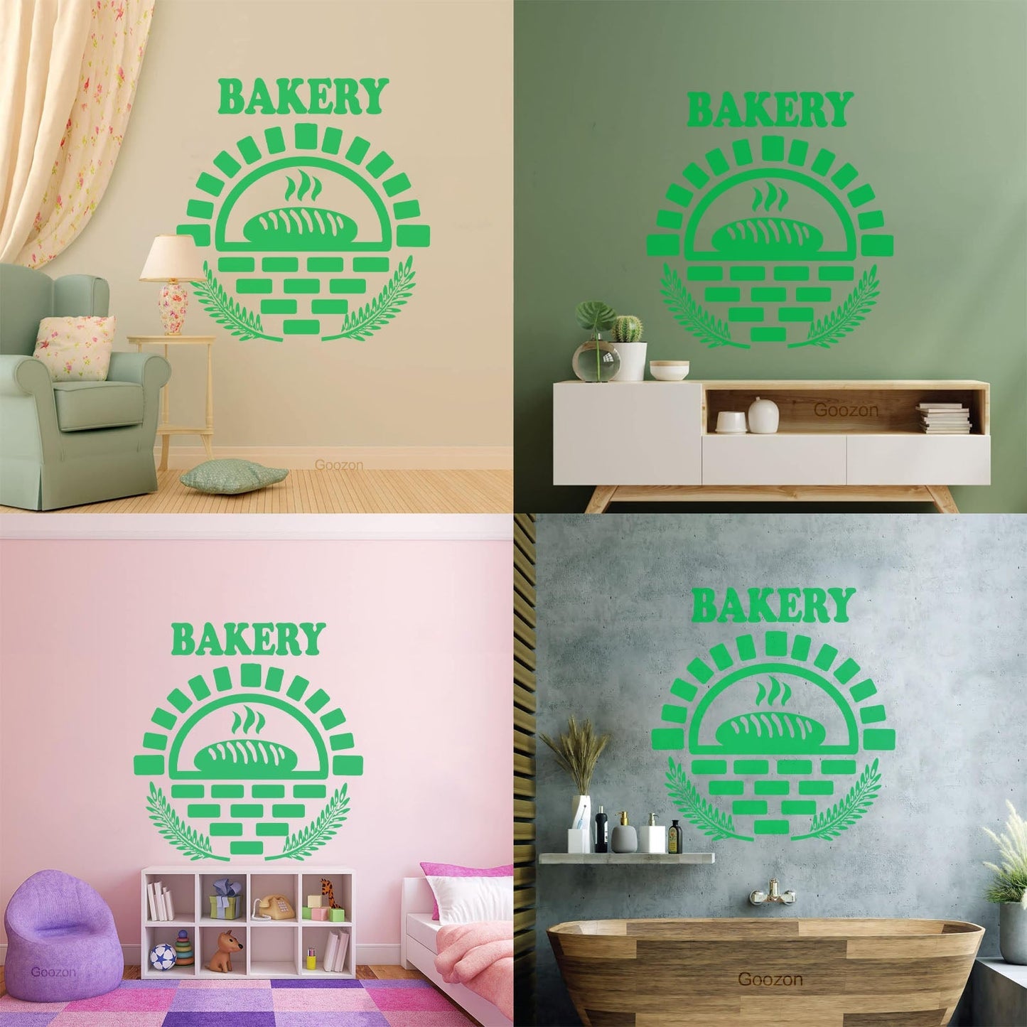 Mural And Wall Vinyl Decal Kitchen Bakery Bakehouse Fresh Products Can Modify And Add Information