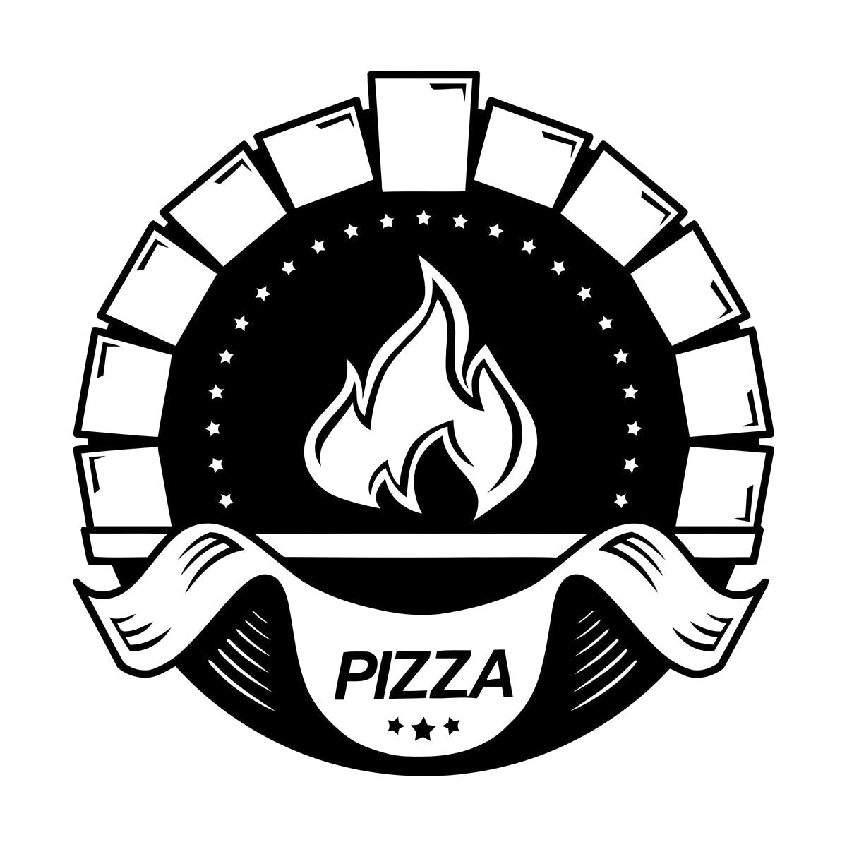 Kitchen Bakery Oven Pizza Pizzeria Restaurant Wall Stickers Paster Paper Art Decoration