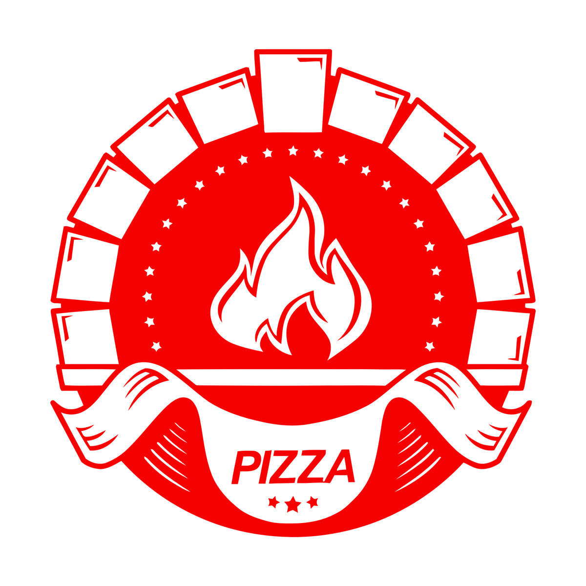 Kitchen Bakery Oven Pizza Pizzeria Restaurant Wall Stickers Paster Paper Art Decoration