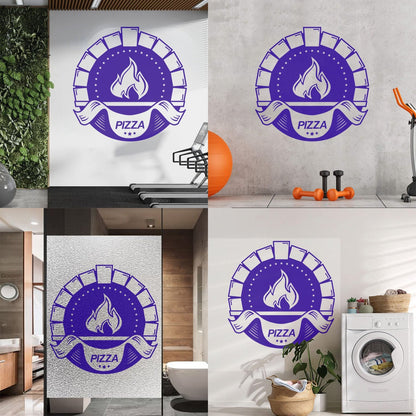 Kitchen Bakery Oven Pizza Pizzeria Restaurant Wall Stickers Paster Paper Art Decoration