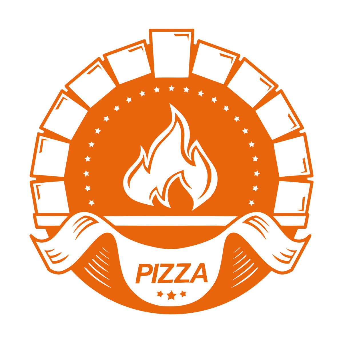 Kitchen Bakery Oven Pizza Pizzeria Restaurant Wall Stickers Paster Paper Art Decoration