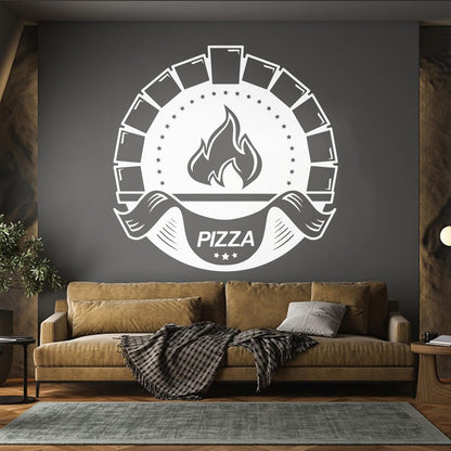 Kitchen Bakery Oven Pizza Pizzeria Restaurant Wall Stickers Paster Paper Art Decoration