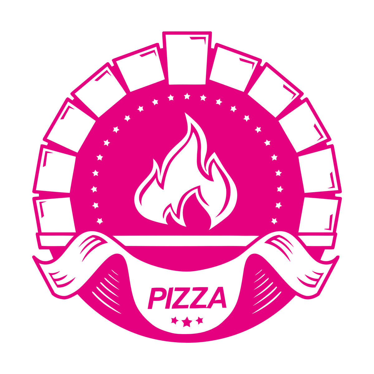 Kitchen Bakery Oven Pizza Pizzeria Restaurant Wall Stickers Paster Paper Art Decoration