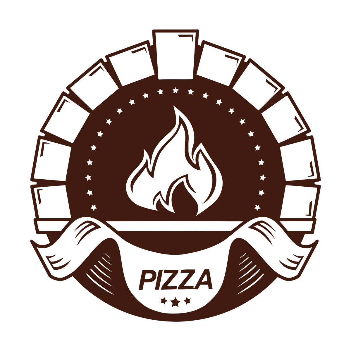 Kitchen Bakery Oven Pizza Pizzeria Restaurant Wall Stickers Paster Paper Art Decoration