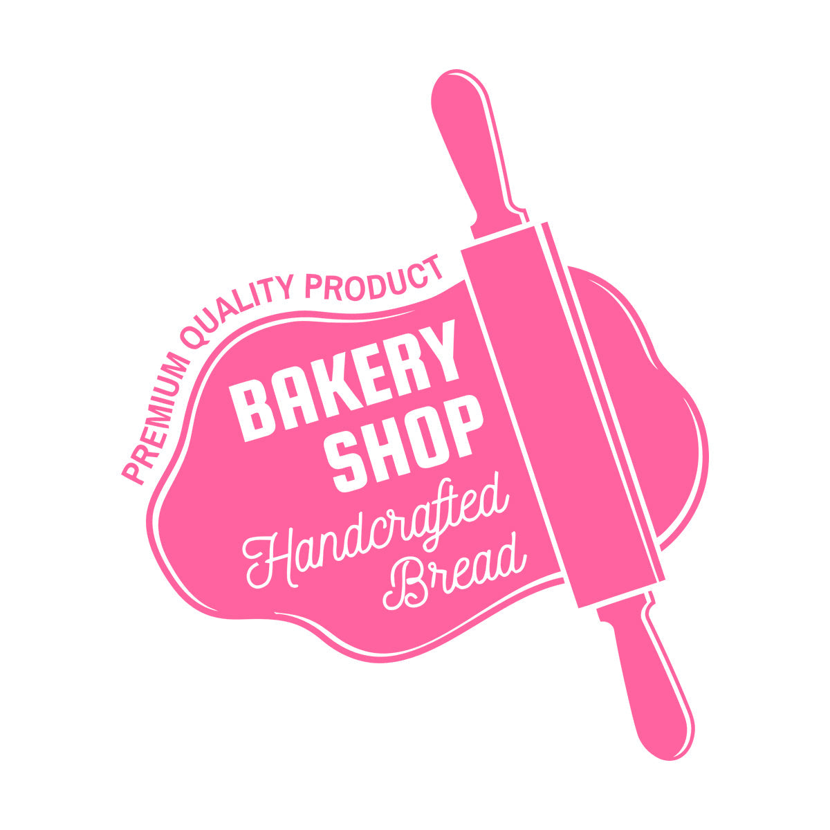 Wall Vinyl Sticker Decor Kitchen Bakery Shop Handcrafted Bread Baker Wall Beautification