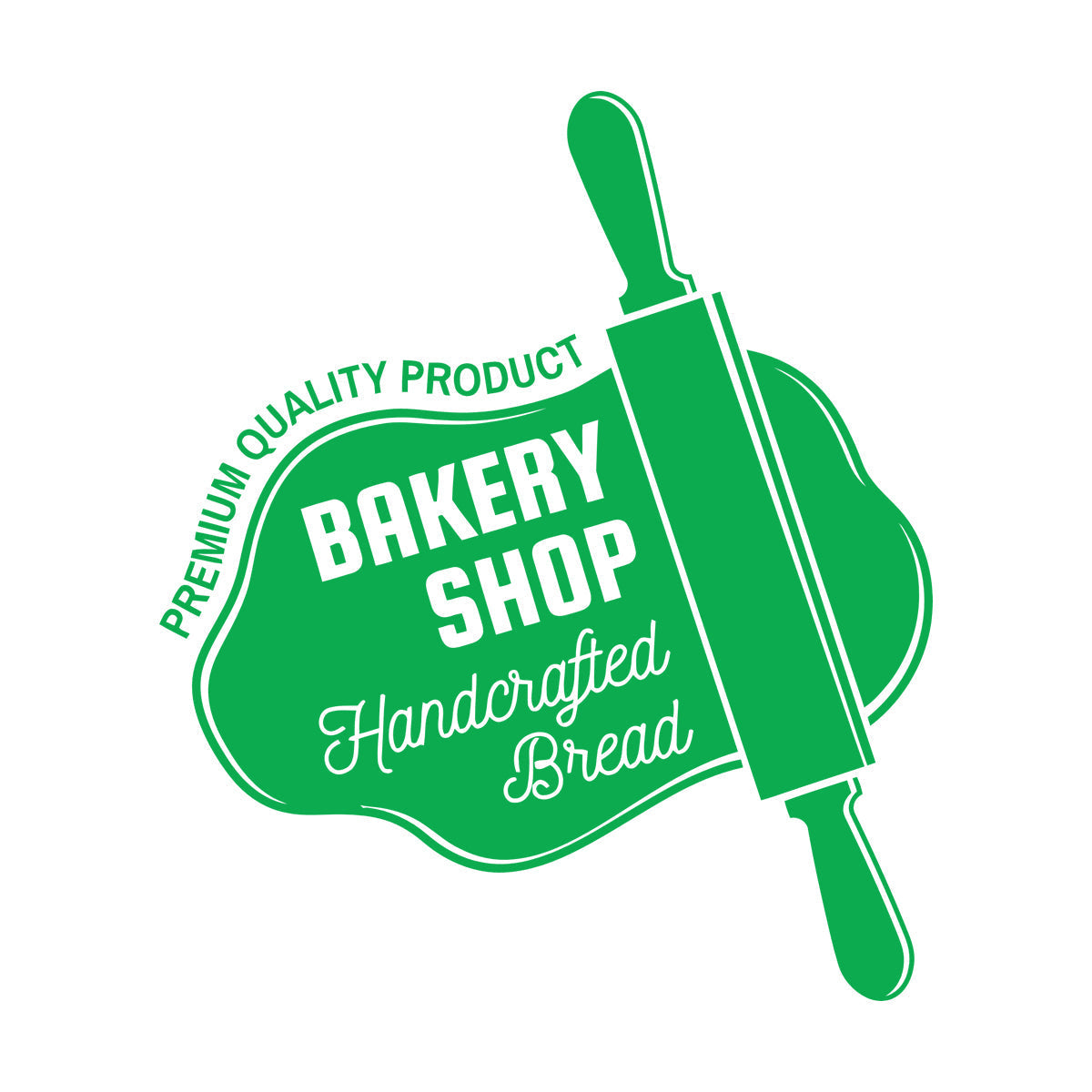 Wall Vinyl Sticker Decor Kitchen Bakery Shop Handcrafted Bread Baker Wall Beautification