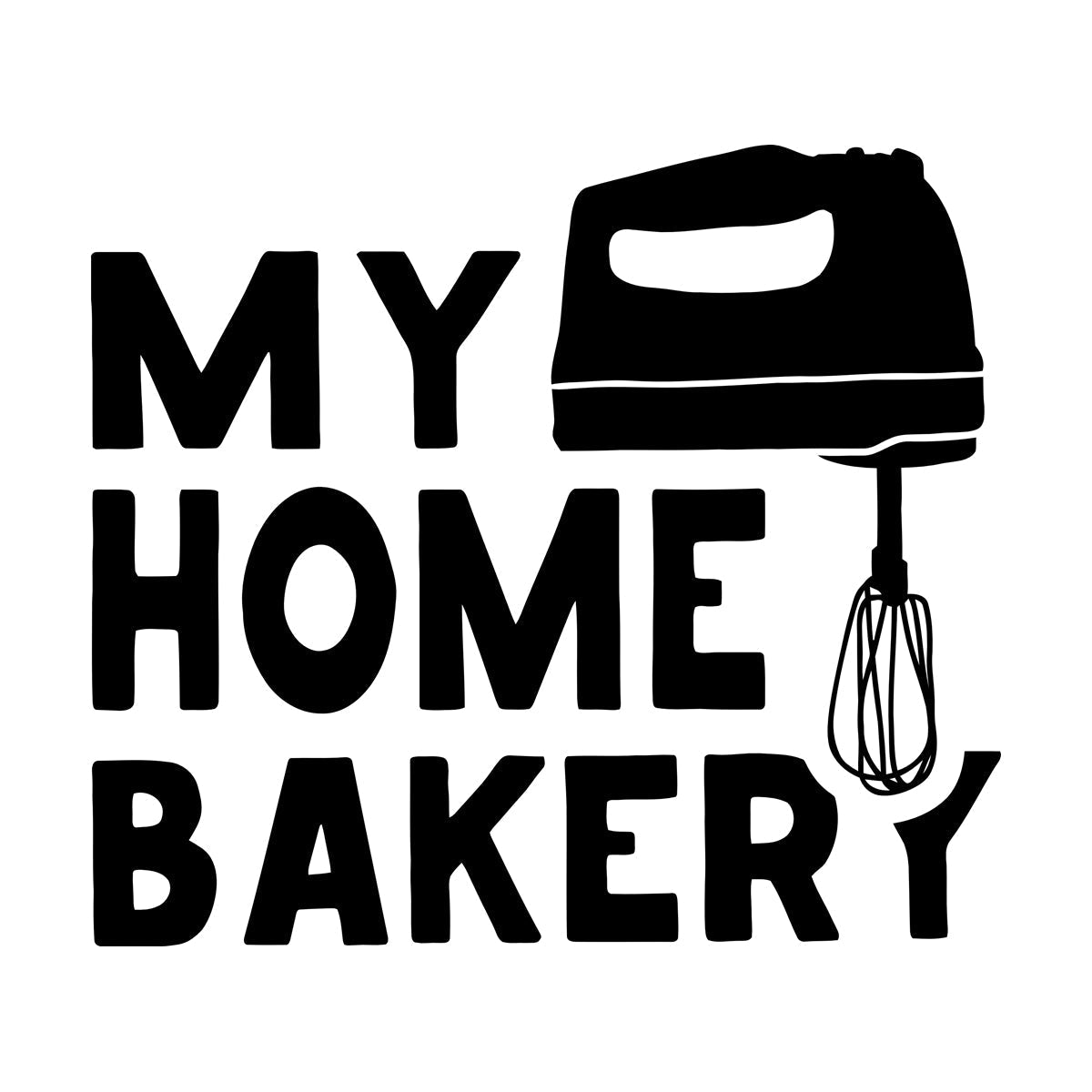 Engraving Decals Quote Words Kitchen Tools Home Bakery Multiple Size Options