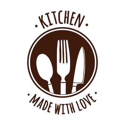 Mural And Wall Vinyl Decal Quote Words Kitchen Tools Home Made Bakery Waterproof