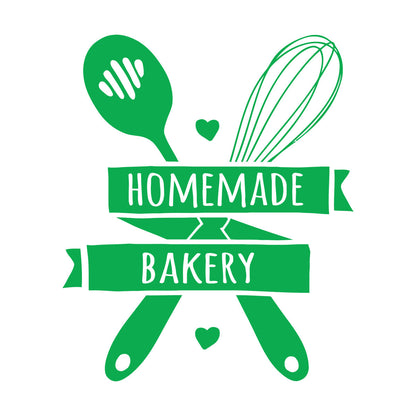 Wall Stickers Paster Paper Quote Words Kitchen Tools Home Made Bakery It Won'T Fall Off
