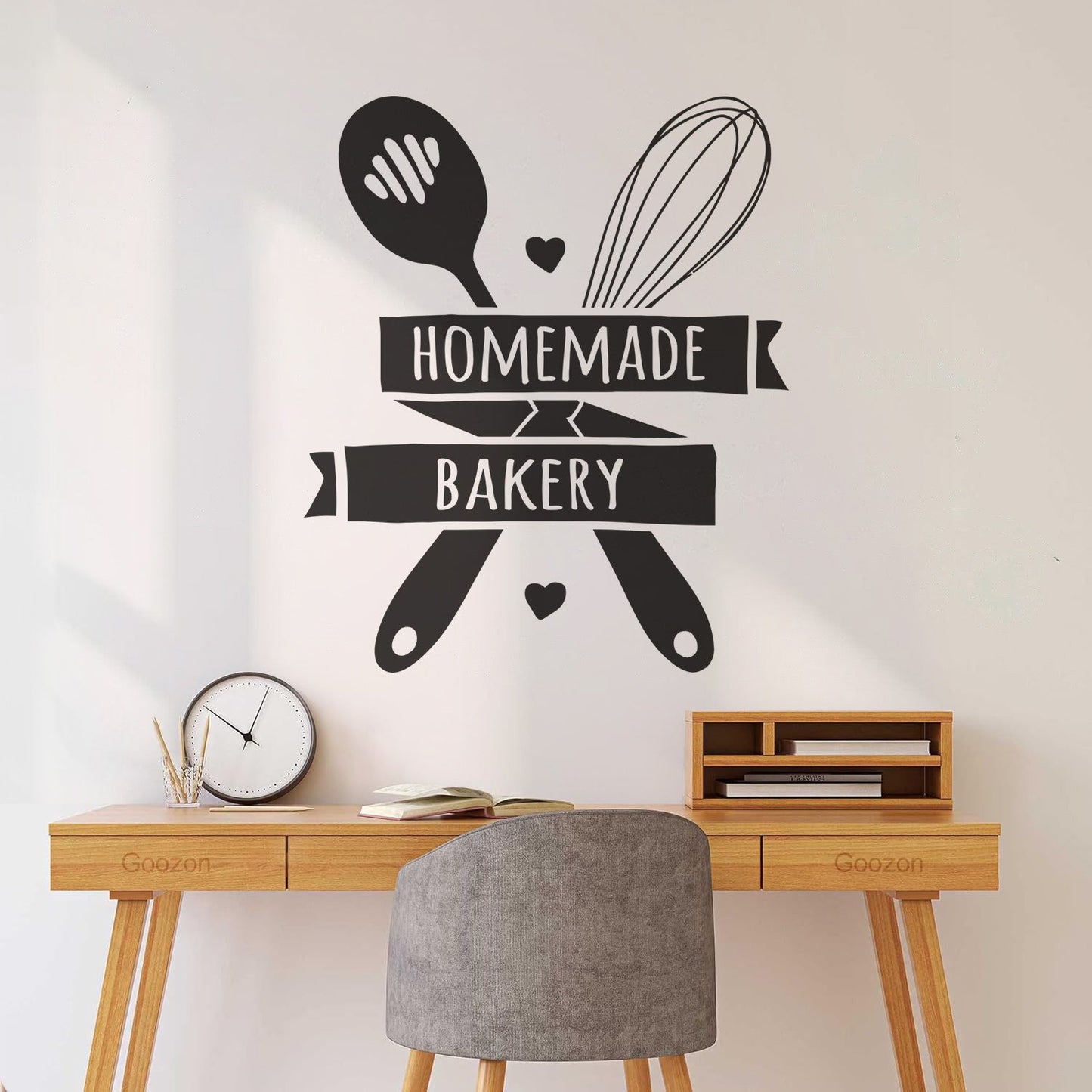 Wall Stickers Paster Paper Quote Words Kitchen Tools Home Made Bakery It Won'T Fall Off