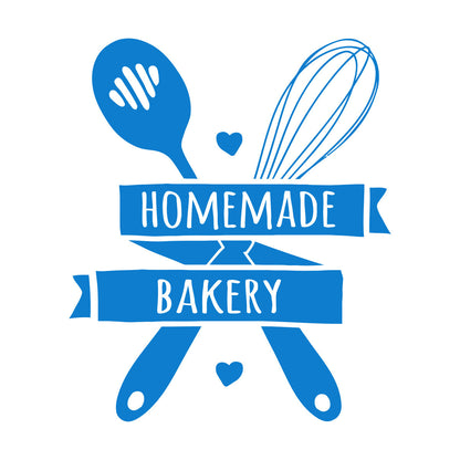Wall Stickers Paster Paper Quote Words Kitchen Tools Home Made Bakery It Won'T Fall Off