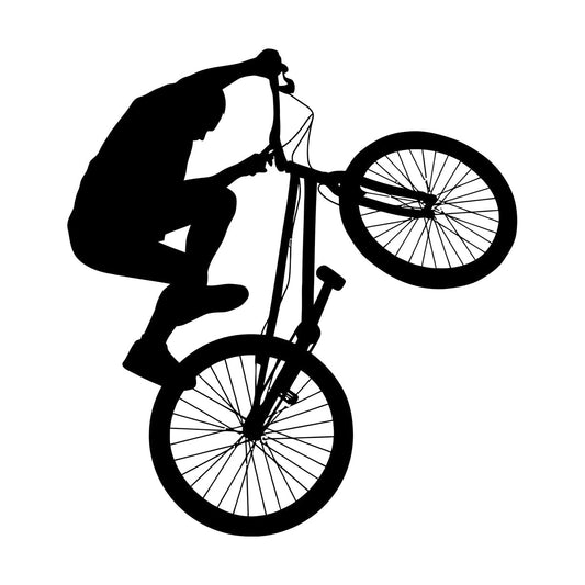Wall Decals Paster Paper Bike Bmx Bicycle Teen Extreme Sports Removable Without Leaving Glue