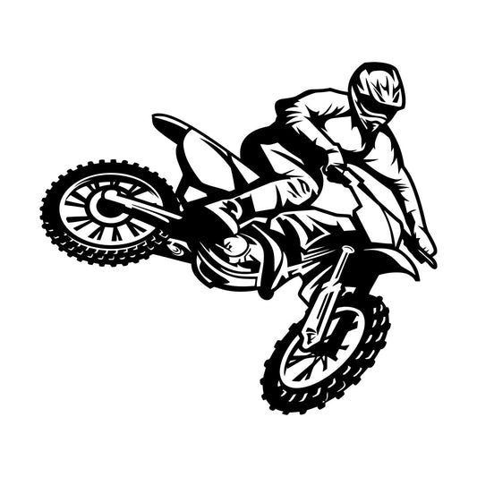 Freestyle Bike Sport Race Motor Speed Extreme Wall Stickers Art Mural Painting
