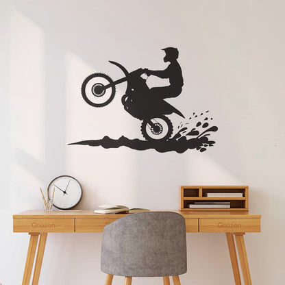 Motorsport Motorcycle Speed Bike Biker Wall Decals Pvc Waterproof