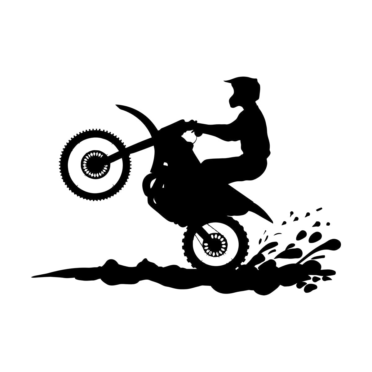 Motorsport Motorcycle Speed Bike Biker Wall Decals Pvc Waterproof