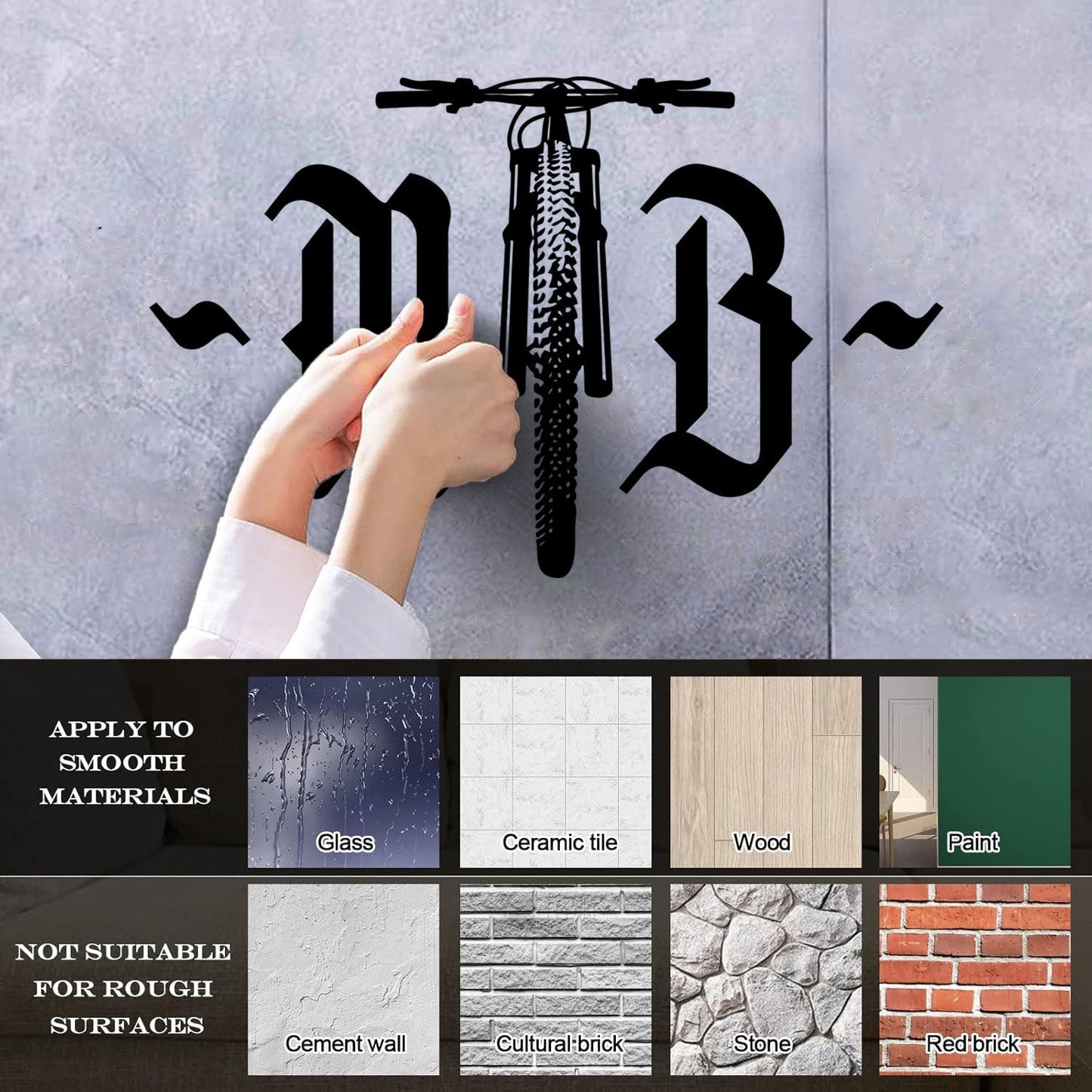 Wall Decals Paster Paper Mtb Logo Mountain Bike Adventure Sport Personalized Customization