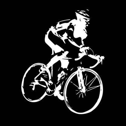 Engraving Decals Racing Cyclist Bike Bicycle Car Body Decoration