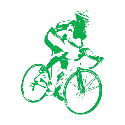 Engraving Decals Racing Cyclist Bike Bicycle Car Body Decoration