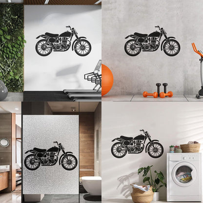 Wall Decals Pvc Transport Motorcycle Garage Bike Easy Installation