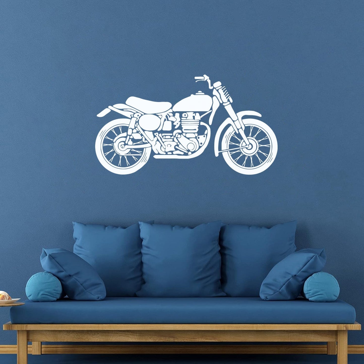 Wall Decals Pvc Transport Motorcycle Garage Bike Easy Installation