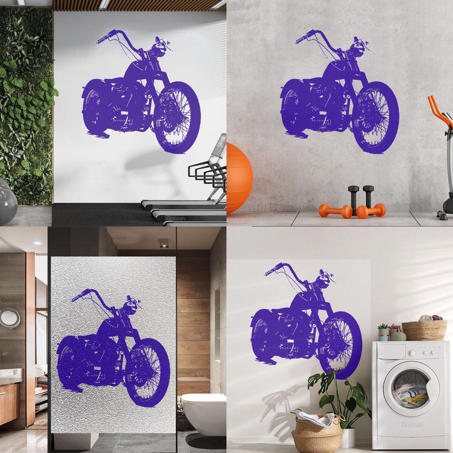 Vinyl Wall Decals Bike Biker Motorcycle Garage Speed Race Personalized Customization