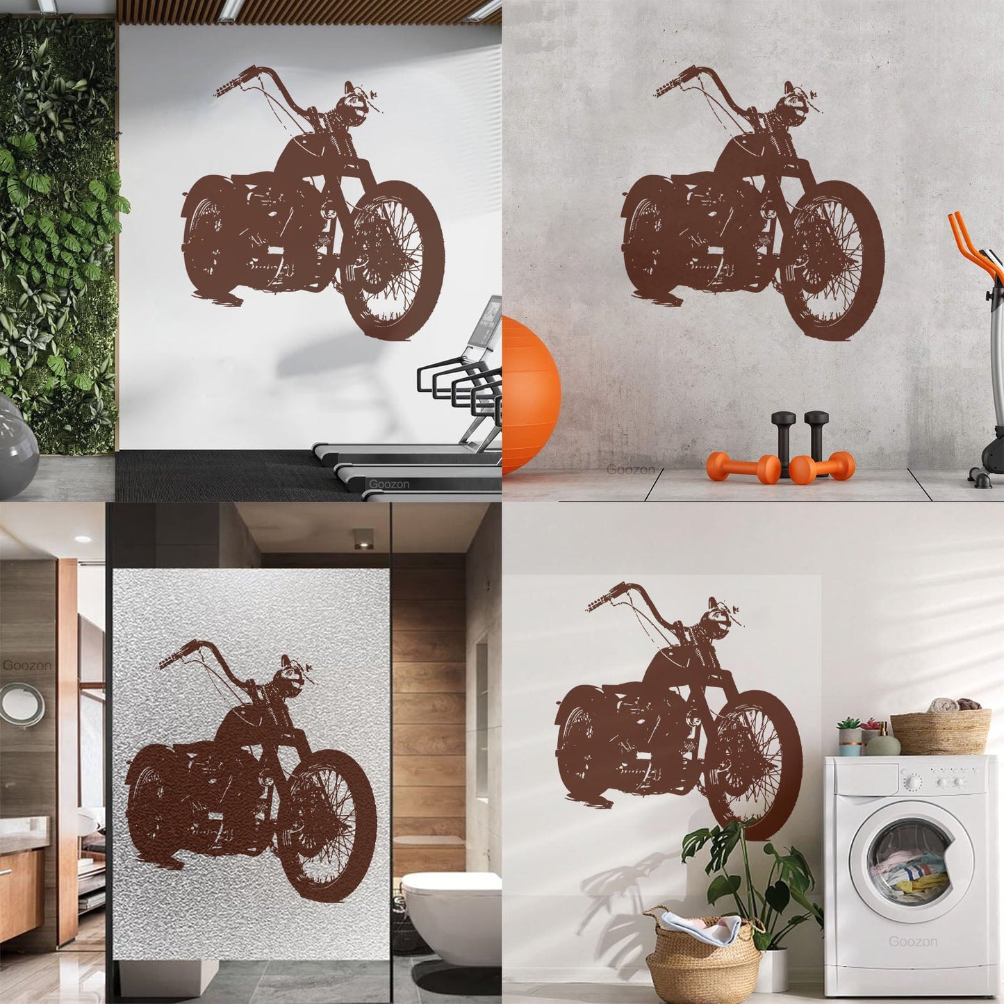 Vinyl Wall Decals Bike Biker Motorcycle Garage Speed Race Personalized Customization