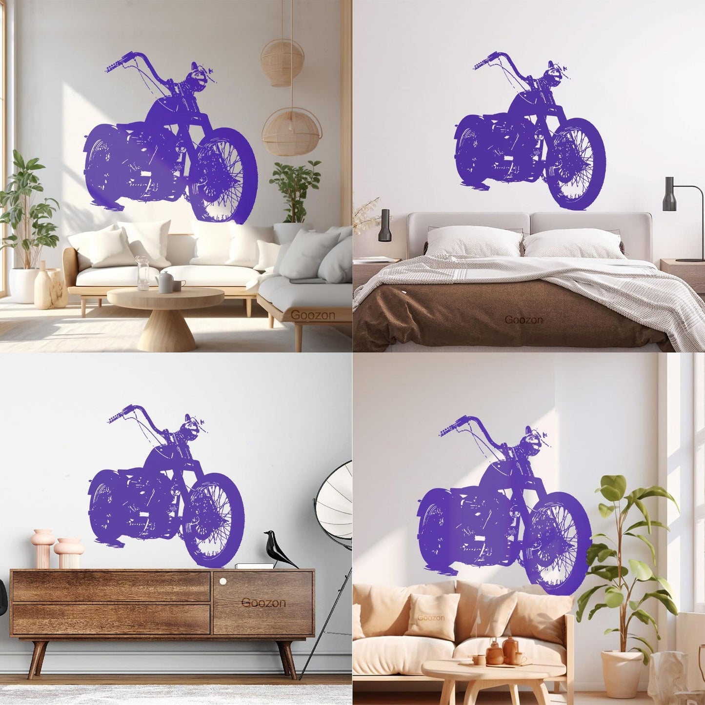 Vinyl Wall Decals Bike Biker Motorcycle Garage Speed Race Personalized Customization
