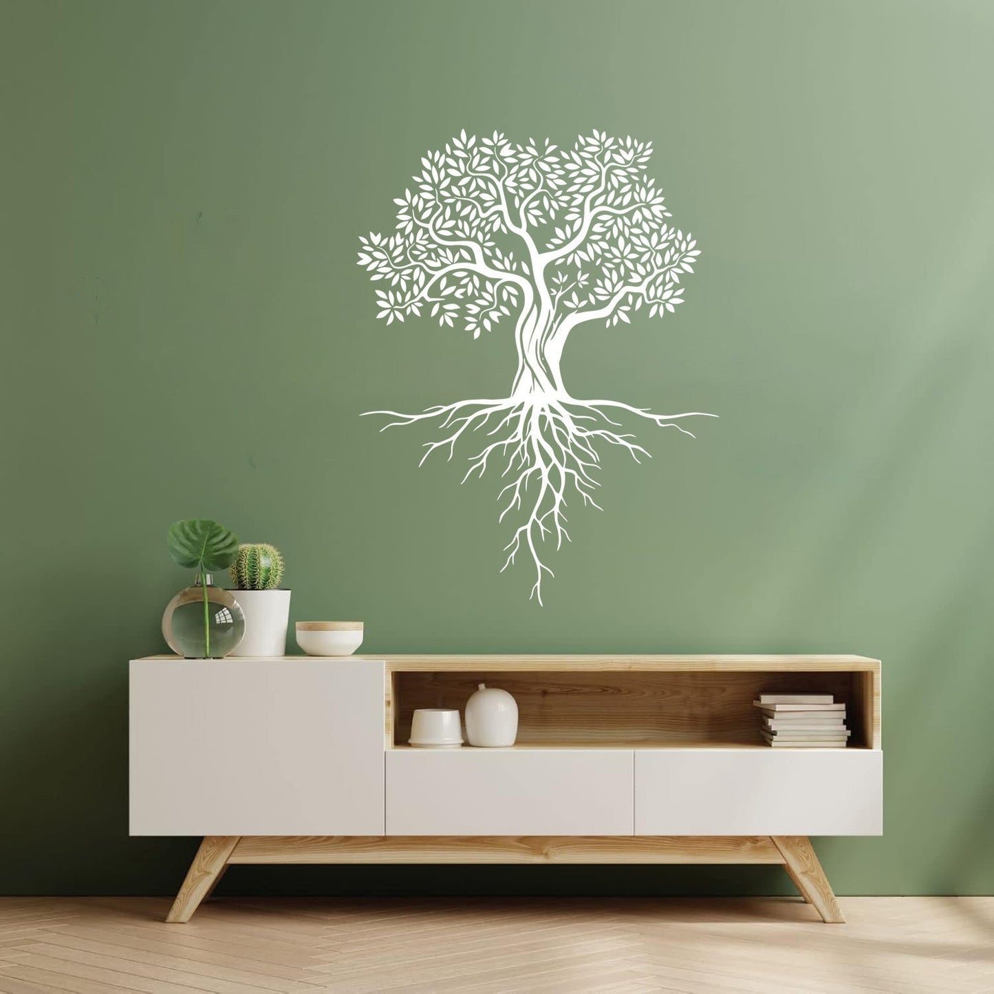 Wall Decals Pvc Abstract Tree Roots Branches Leaves Forest Do Not Damage The Wall Surface