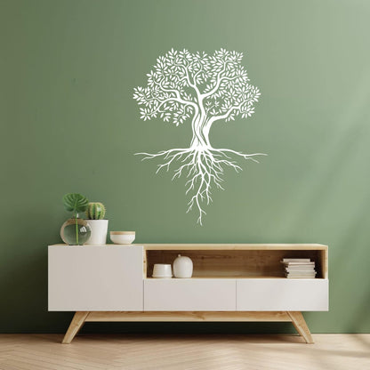 Wall Decals Pvc Abstract Tree Roots Branches Leaves Forest Do Not Damage The Wall Surface