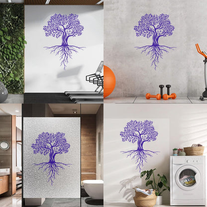 Wall Decals Pvc Abstract Tree Roots Branches Leaves Forest Do Not Damage The Wall Surface