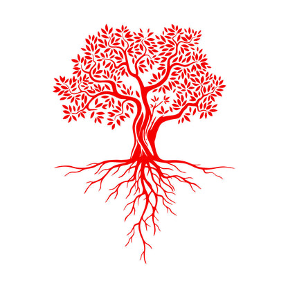 Wall Decals Pvc Abstract Tree Roots Branches Leaves Forest Do Not Damage The Wall Surface