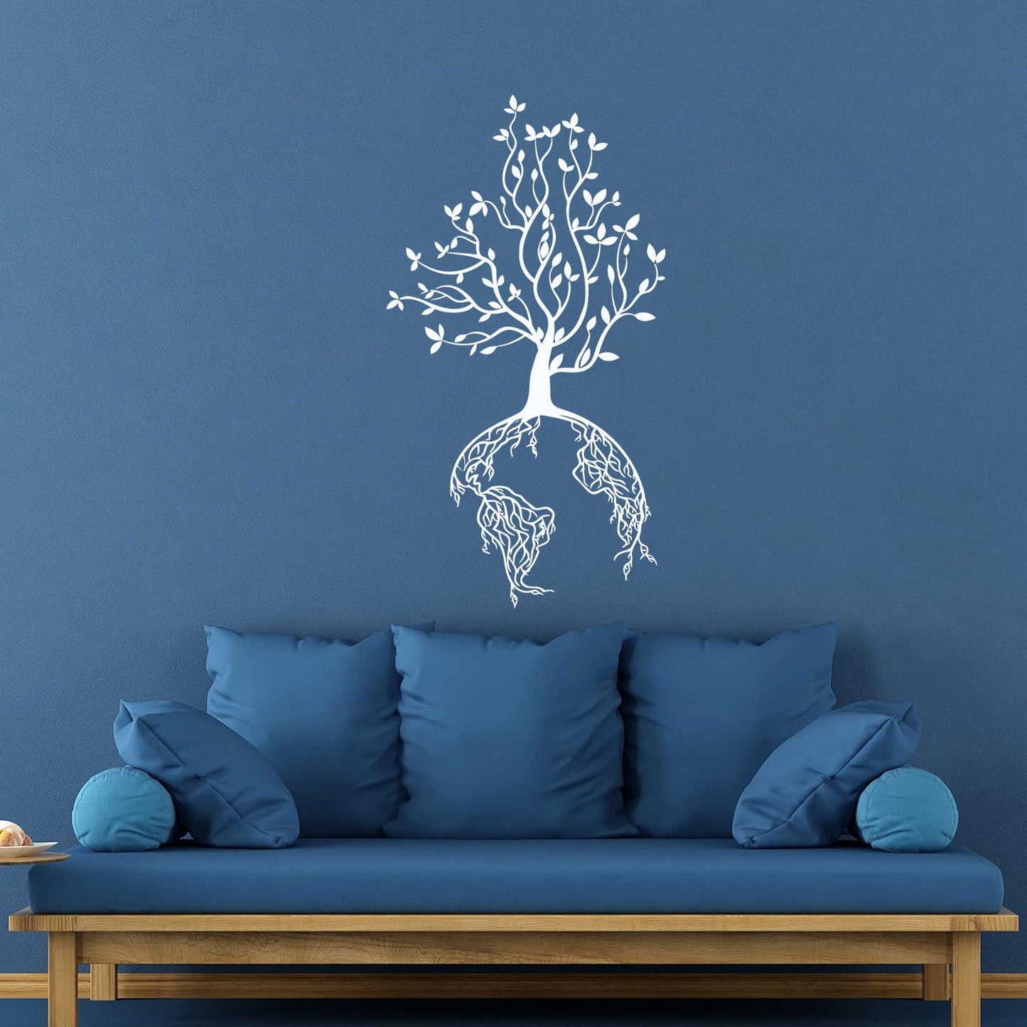 Lettering Stickers Abstract World Tree Branch Roots Natural Forest Multi Color Selection