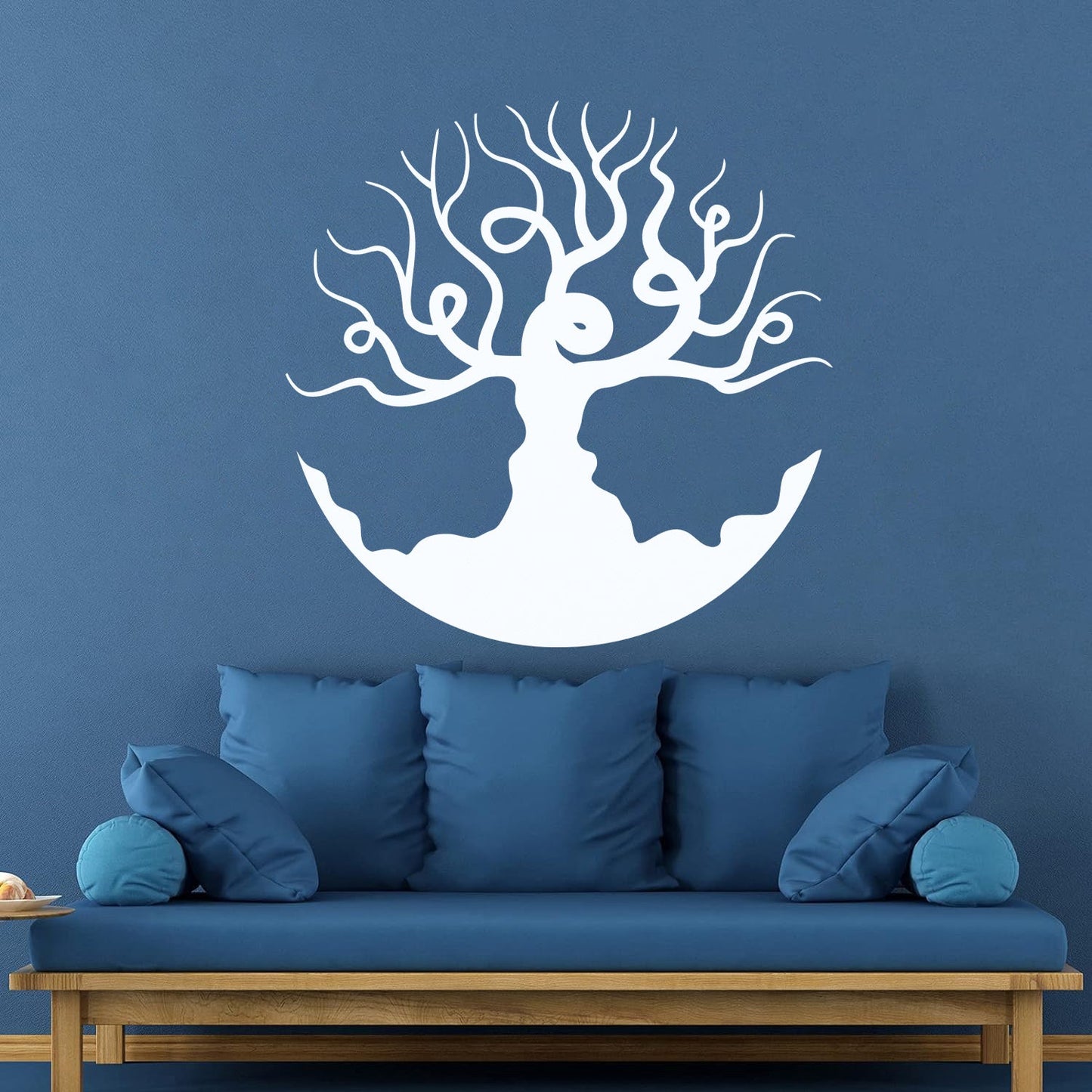 Fine Carving Stickers Beautiful Bare Tree Branches Living Bedroom Art Decoration
