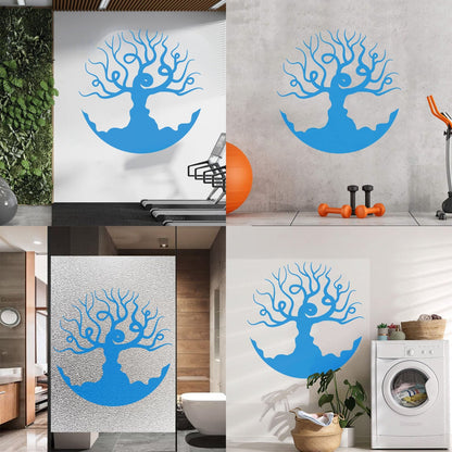 Fine Carving Stickers Beautiful Bare Tree Branches Living Bedroom Art Decoration