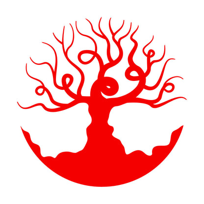 Fine Carving Stickers Beautiful Bare Tree Branches Living Bedroom Art Decoration