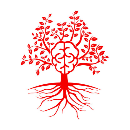Fine Carving Decals Brain Tree Branch Leaves Home Can Modify And Add Information